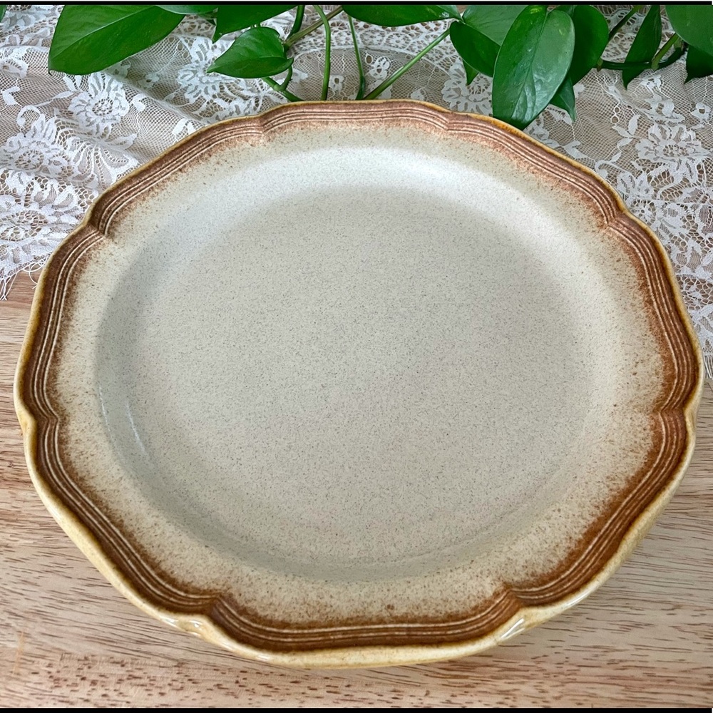 Mikasa 12” Chop Plate / Round Platter Whole Wheat - Picture 1 of 6